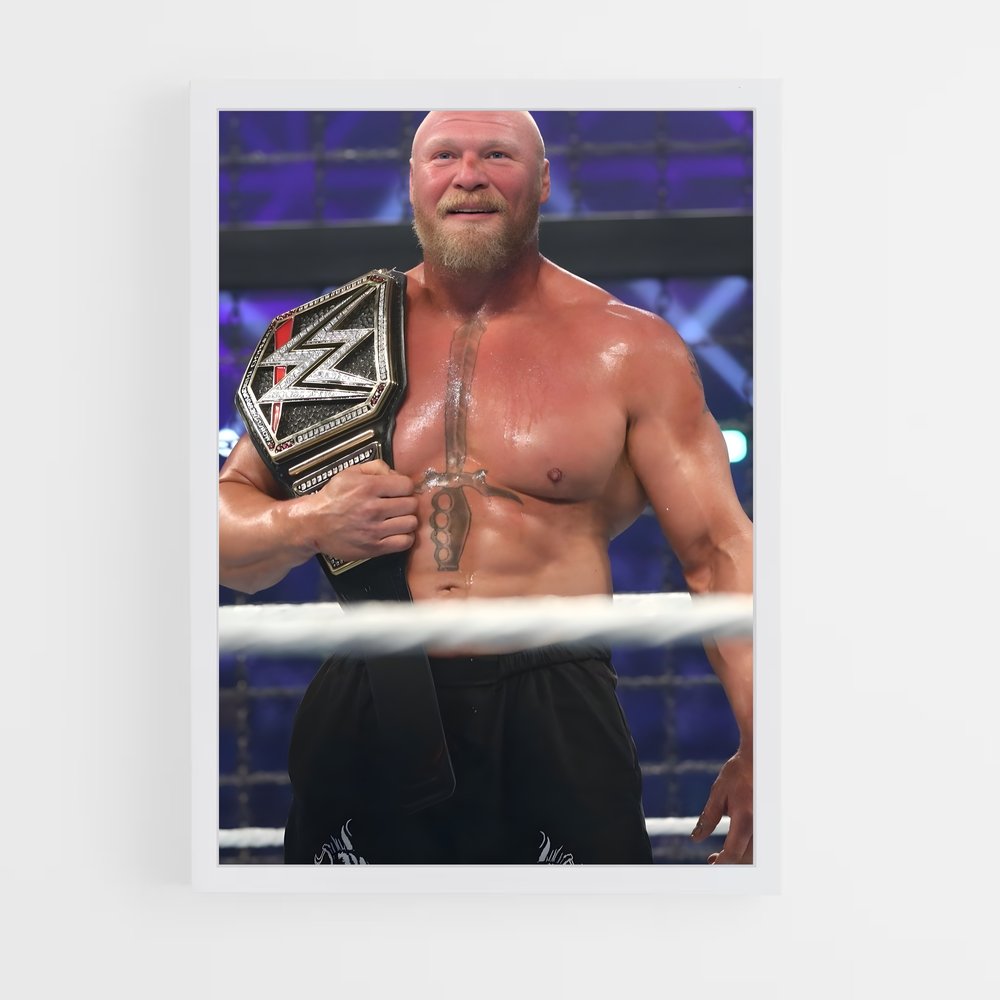 ap-brock lesnar-4 cadre Blanc