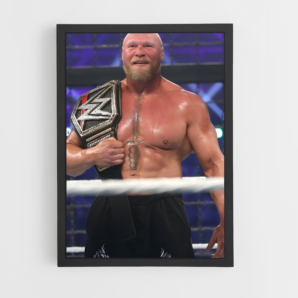 ap-brock lesnar-4 cadre Noir