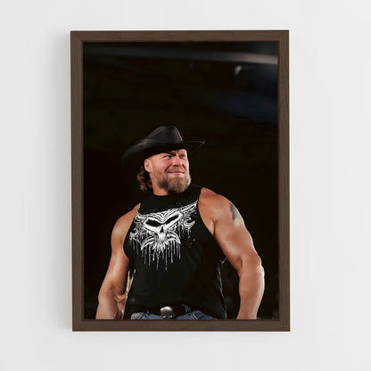 ap-brock lesnar-5 cadre Bois foncé