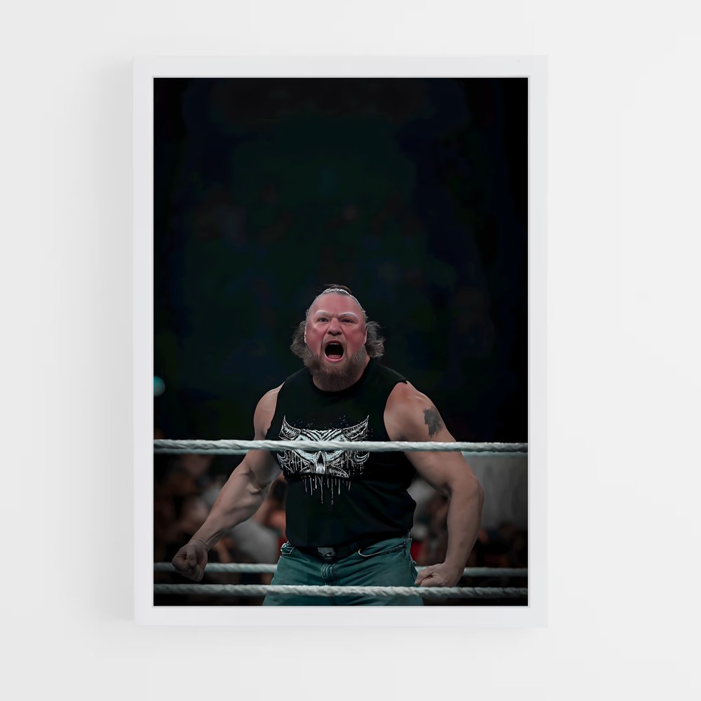 ap-brock lesnar-8 cadre Blanc
