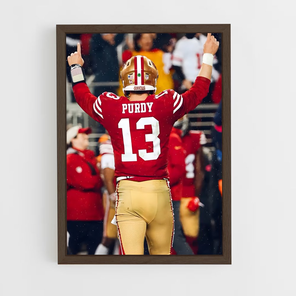 ap-brock purdy-1 cadre Bois foncé