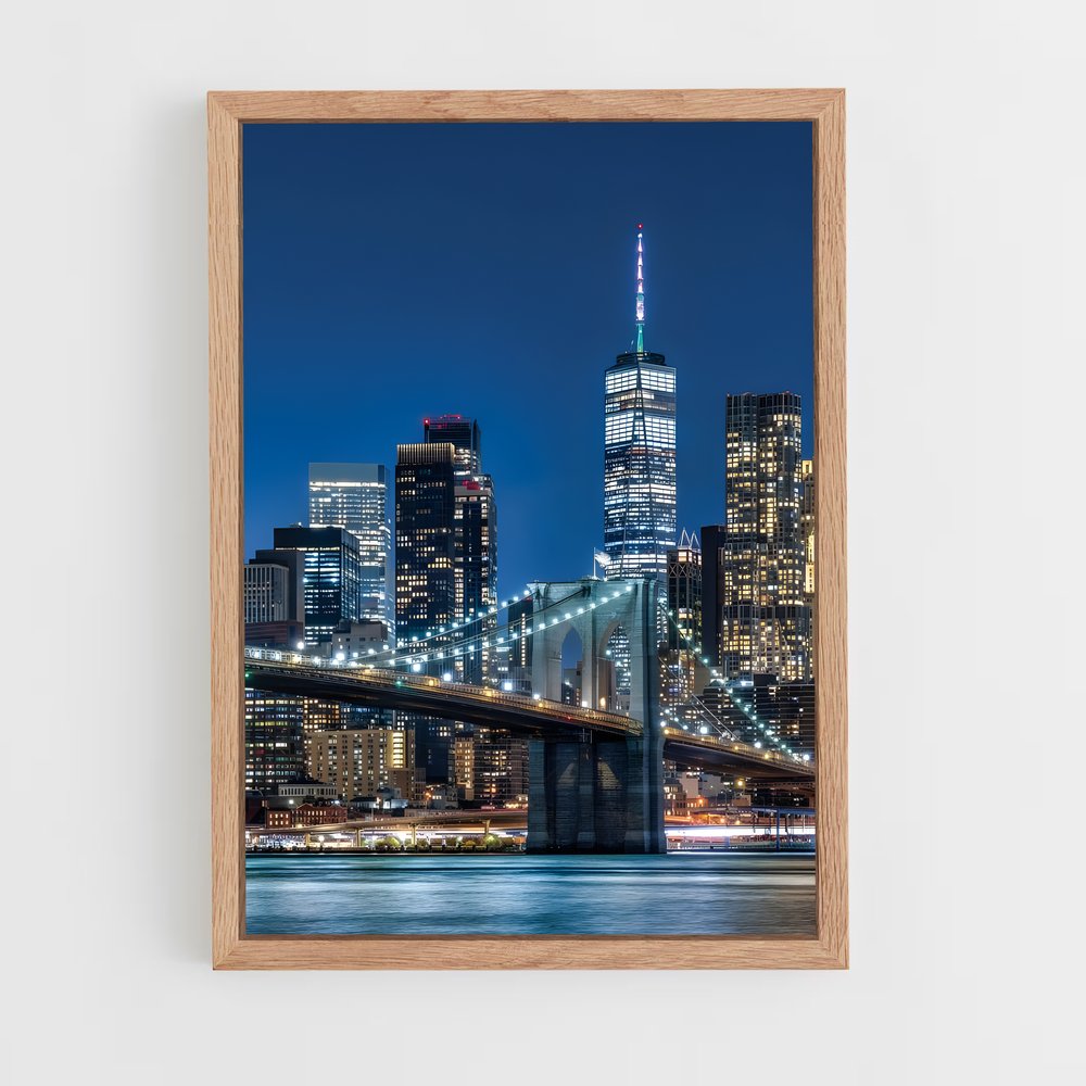ap-brooklyn bridge-1 cadre Bois clair