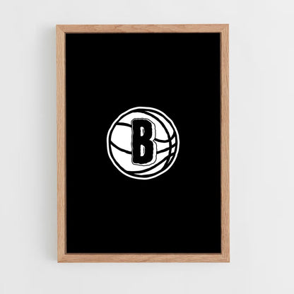 ap-brooklyn nets-10 cadre Bois clair
