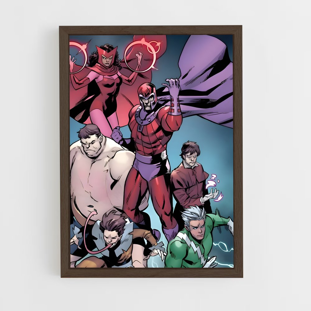 ap-brotherhood of mutants-5 cadre Bois foncé