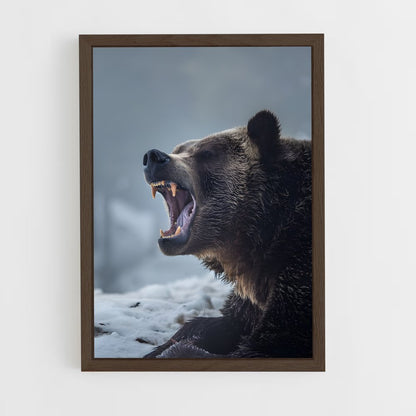 ap-brown bear-2 cadre Bois foncé