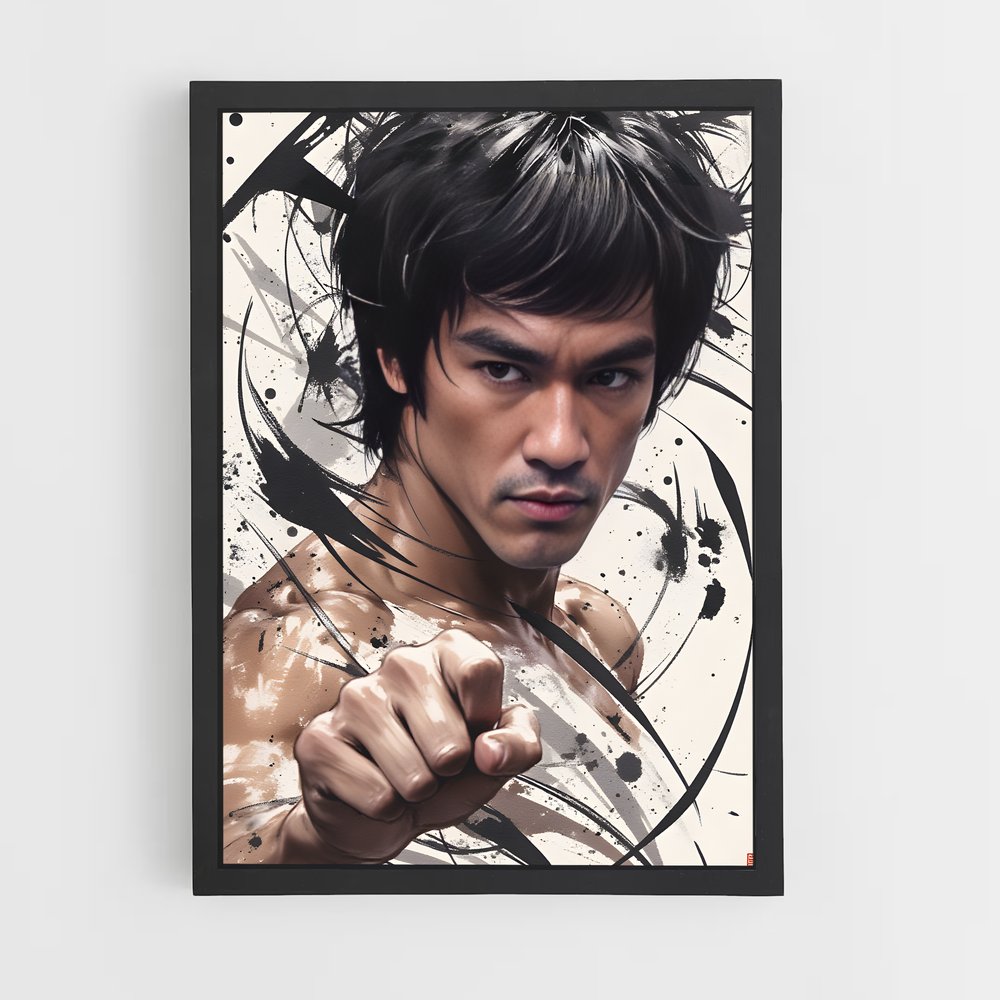 ap-bruce lee-1 cadre Noir