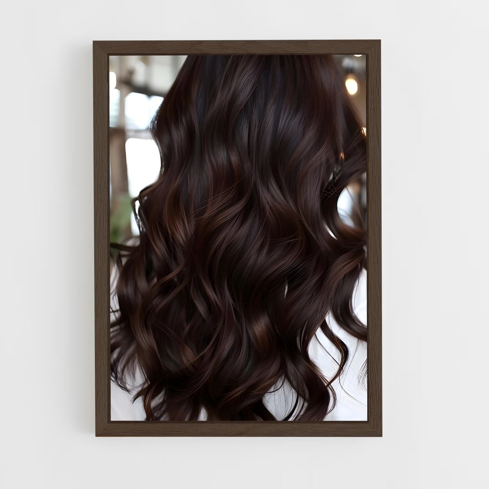 ap-brunette hair-4 cadre Bois foncé