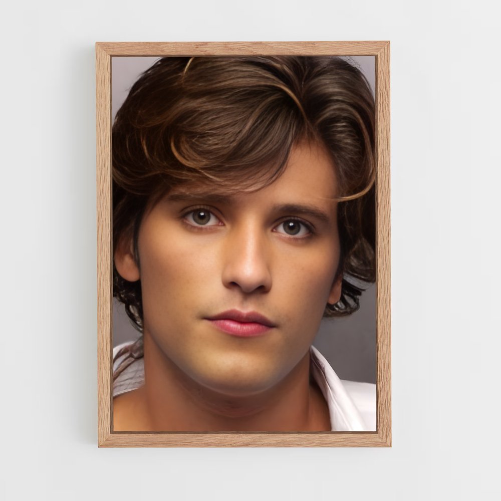 ap-bruno gagliasso-3 cadre Bois clair