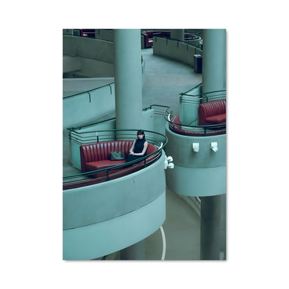 Poster Urbanité Rouge