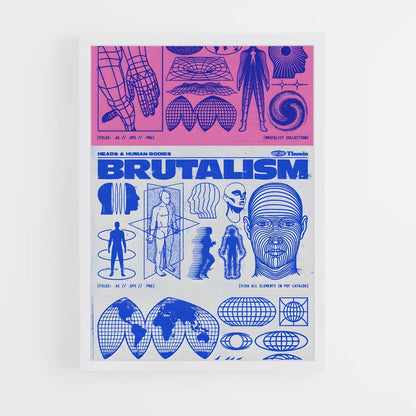 ap-brutalism-8 cadre Blanc