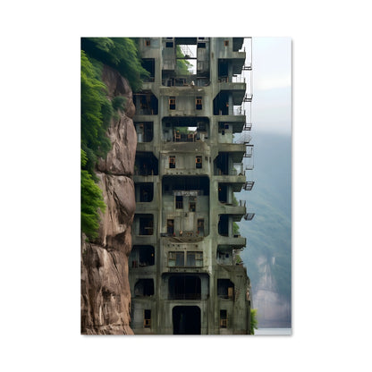 Poster Verticalité Brutaliste