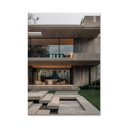 Poster Escaliers du Brutalisme