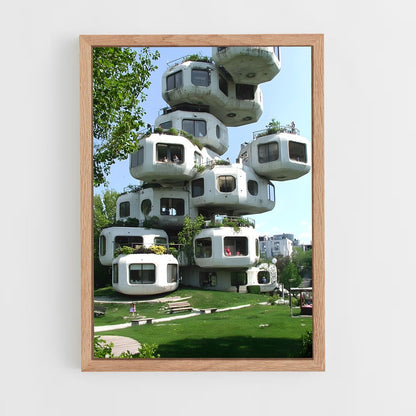 ap-brutalist architecture-11 cadre Bois clair