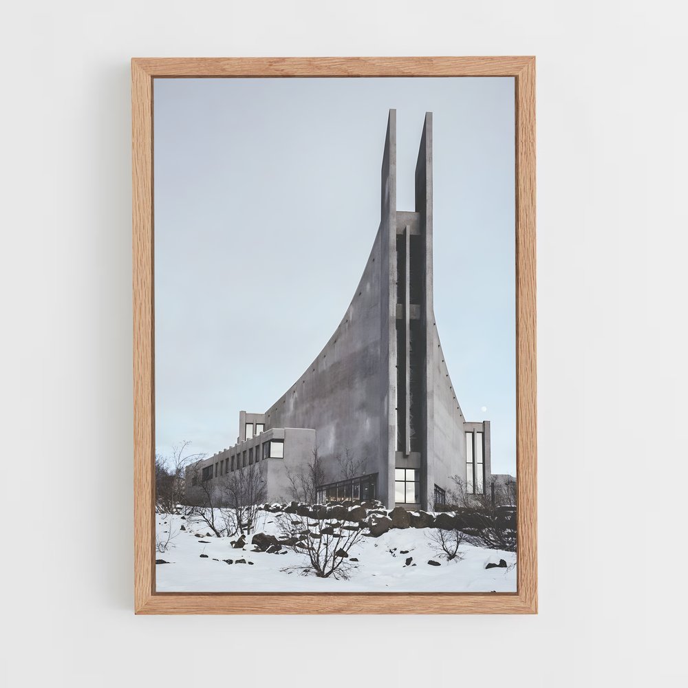 ap-brutalist architecture-4 cadre Bois clair