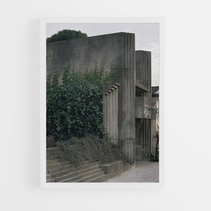 ap-brutalist architecture-7 cadre Blanc