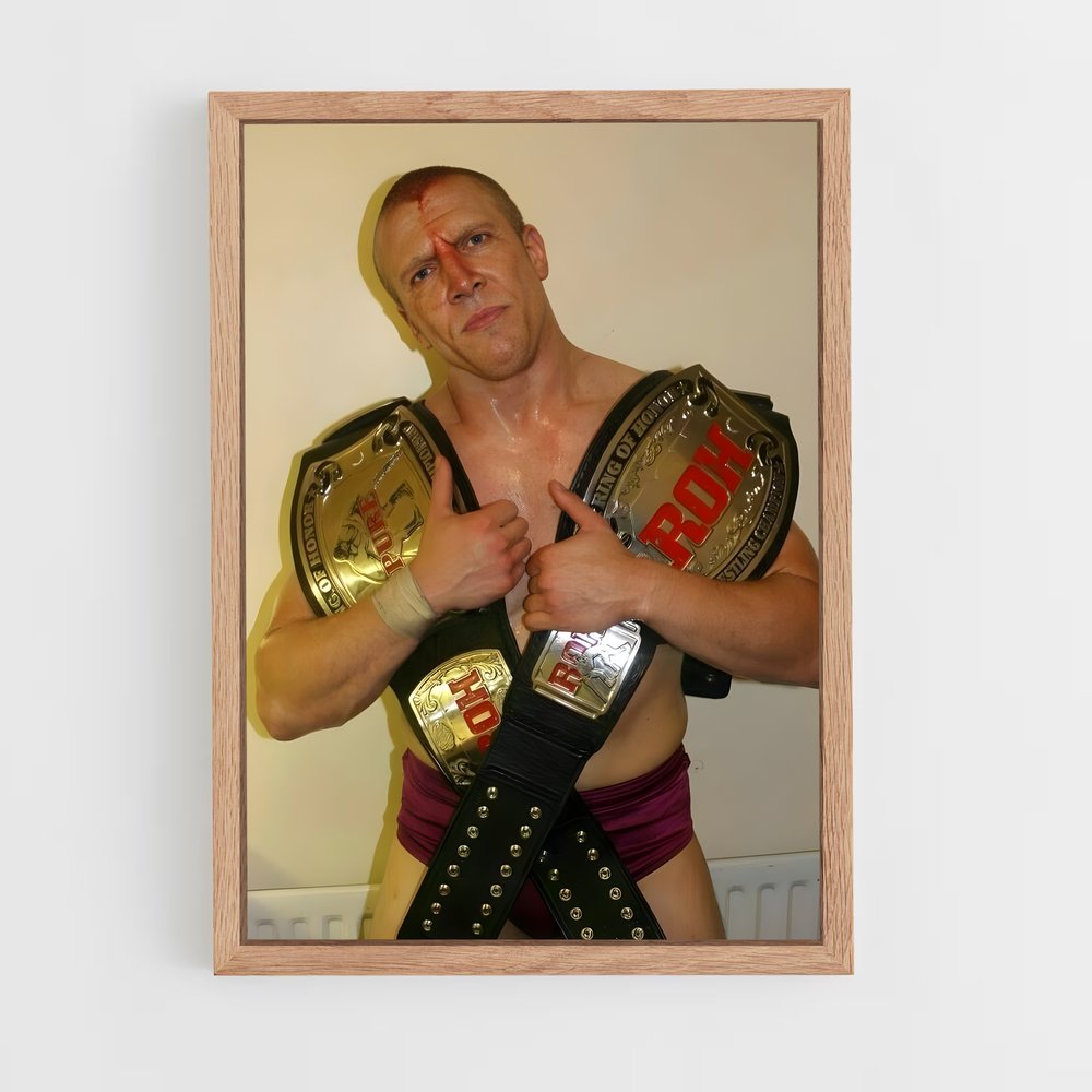 ap-bryan danielson-1 cadre Bois clair