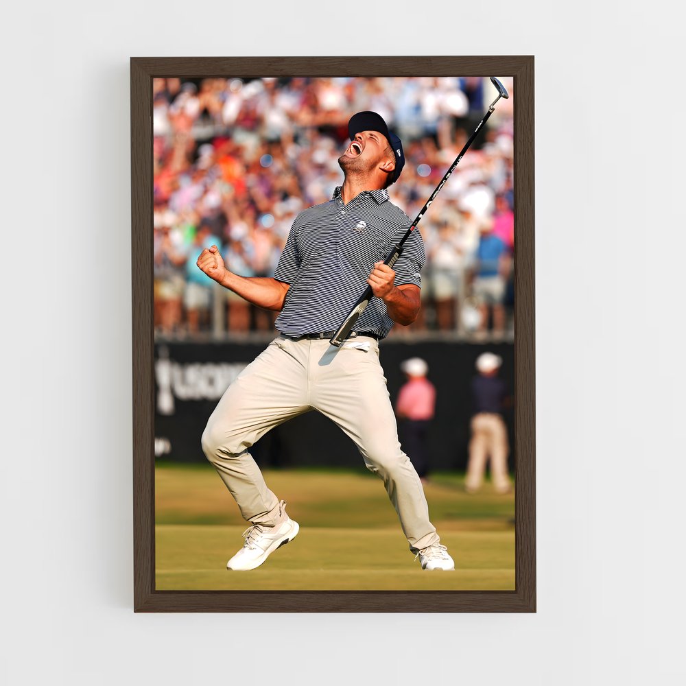 ap-bryson dechambeau-4 cadre Bois foncé