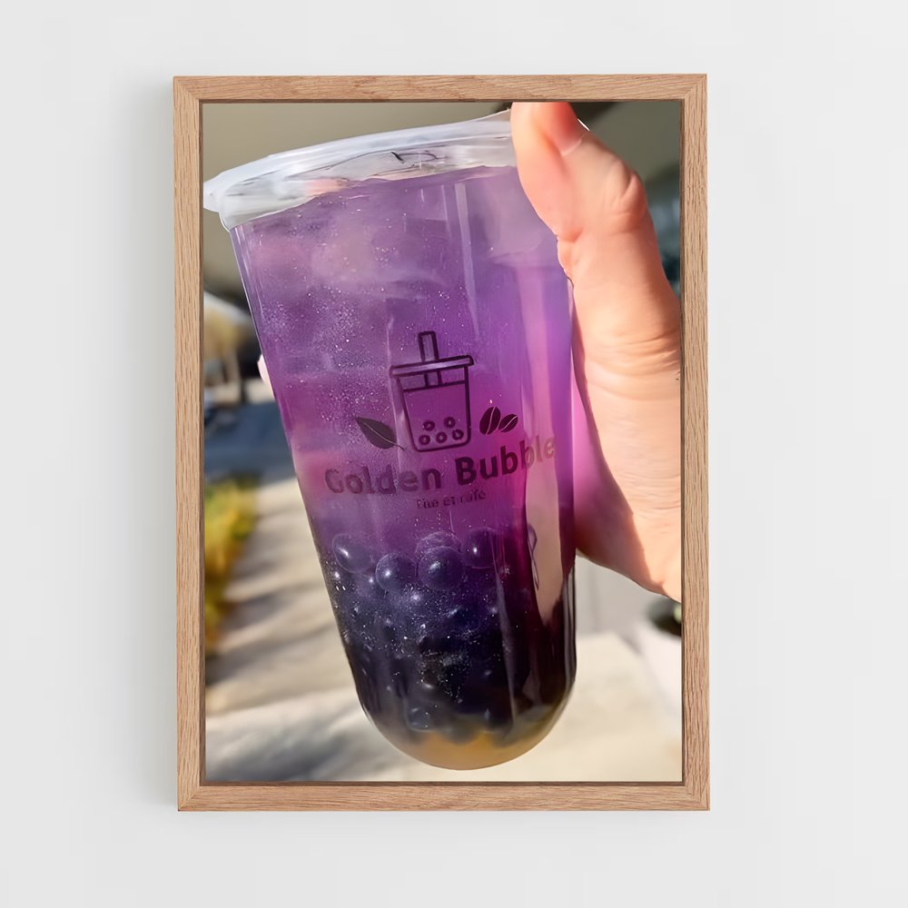 ap-bubble tea-2 cadre Bois clair
