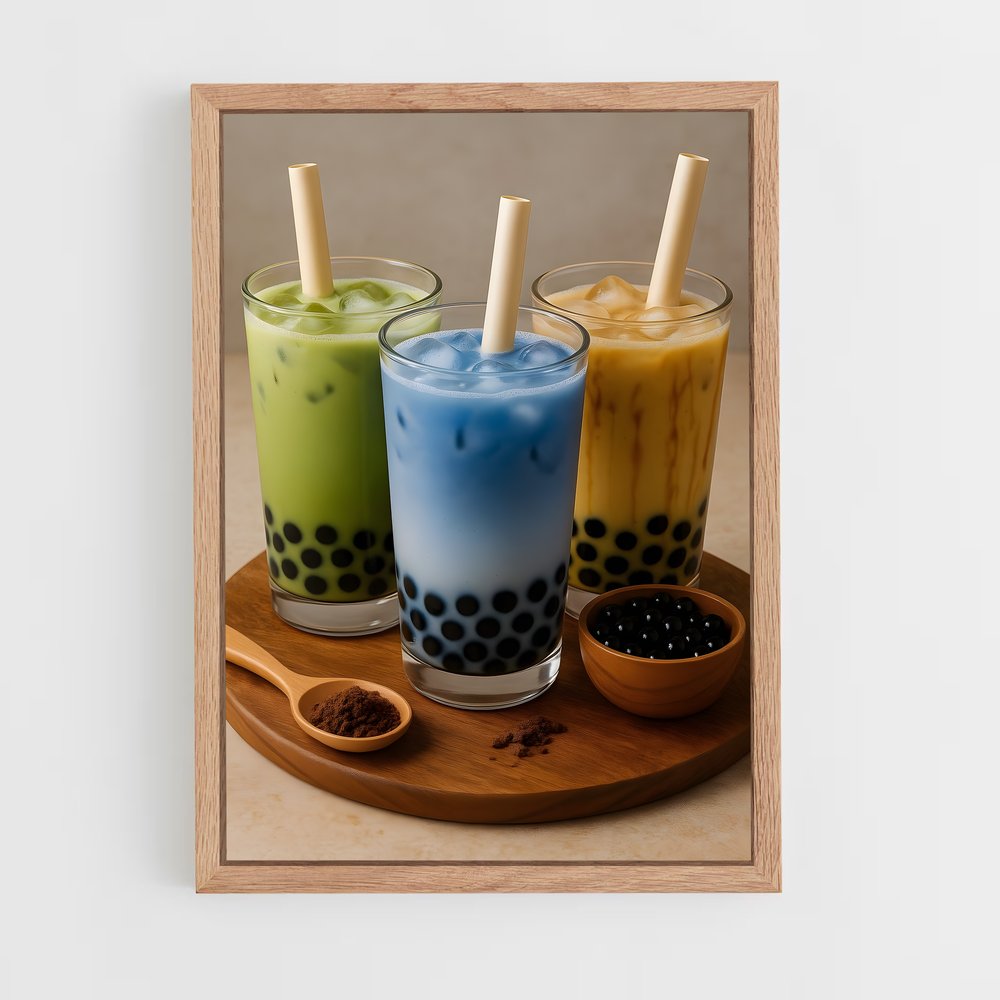 ap-bubble tea-3 cadre Bois clair
