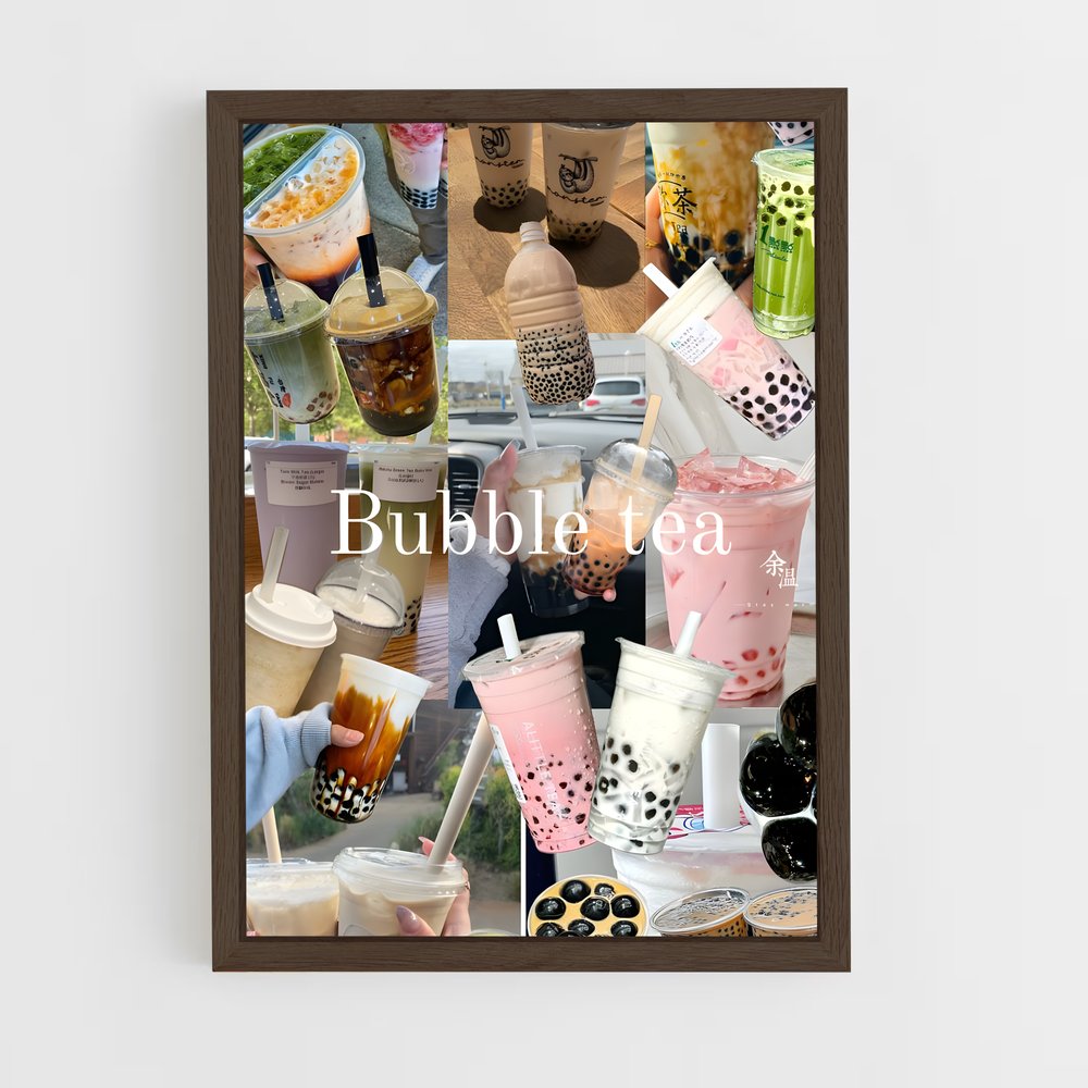 ap-bubble tea-9 cadre Bois foncé