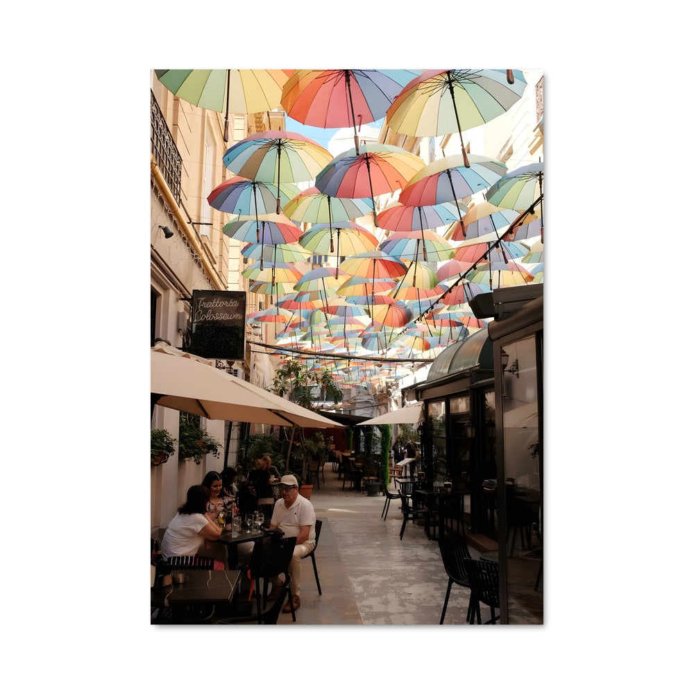 Poster Parapluies Suspendus