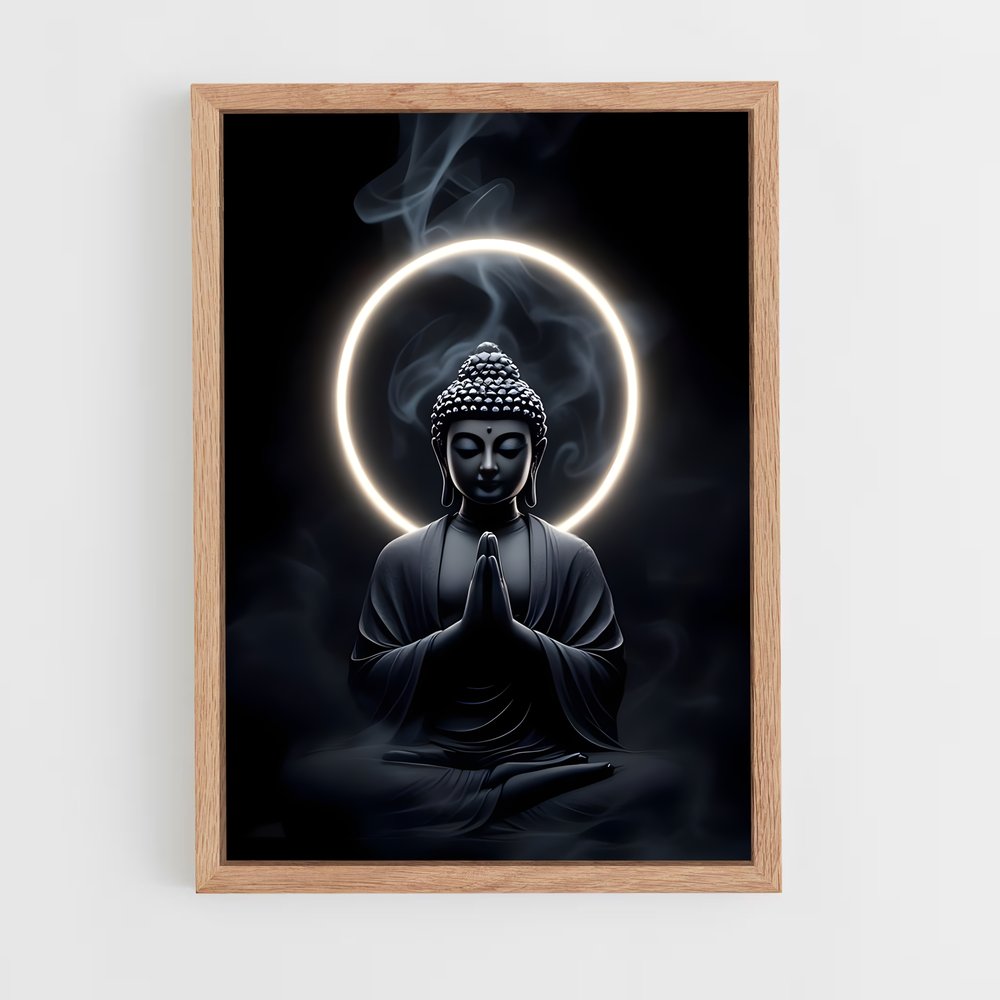 ap-buddha-2 cadre Bois clair