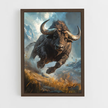 ap-buffalo-12 cadre Bois foncé