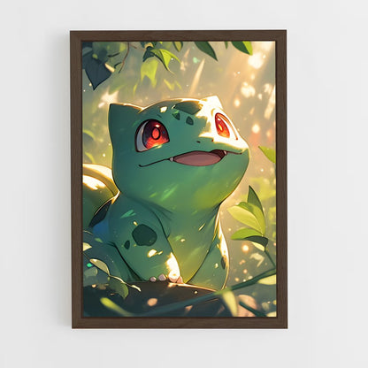 ap-bulbasaur-2 cadre Bois foncé
