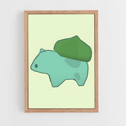 ap-bulbasaur-4 cadre Bois clair