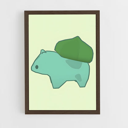 ap-bulbasaur-4 cadre Bois foncé