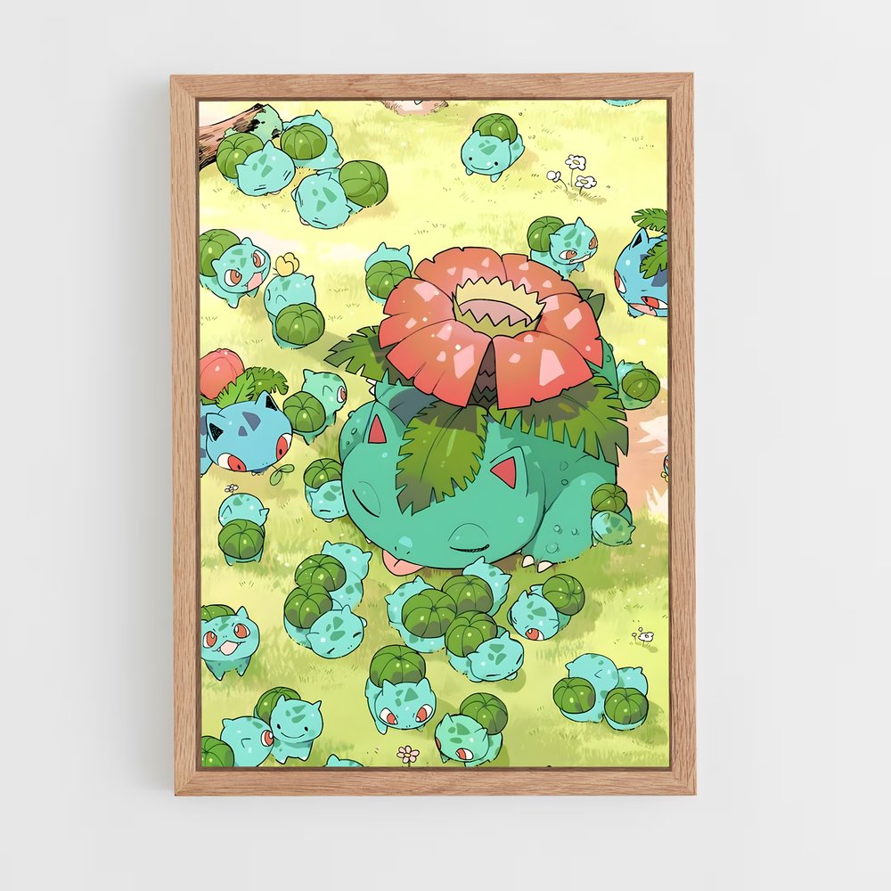 ap-bulbasaur-7 cadre Bois clair