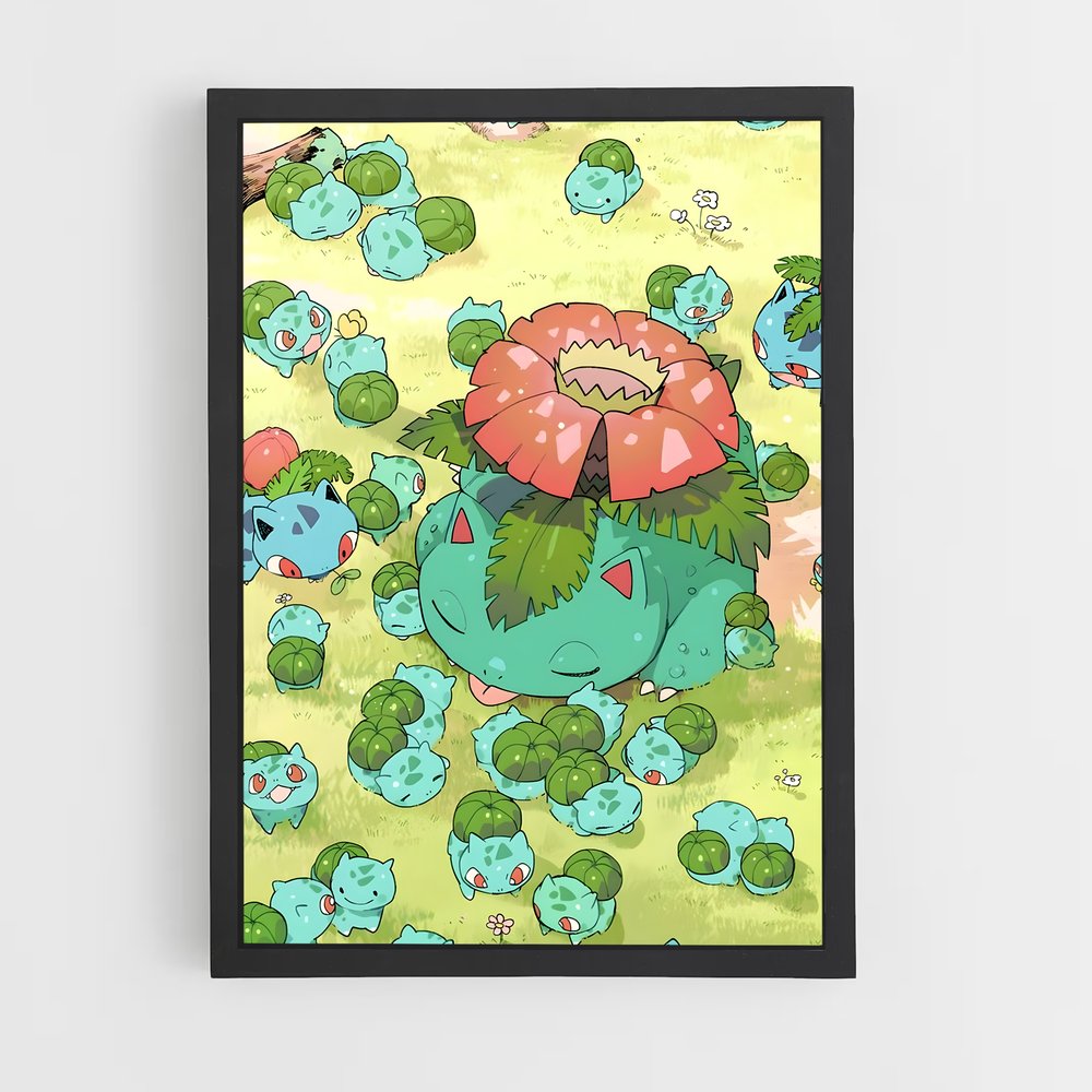 ap-bulbasaur-7 cadre Noir