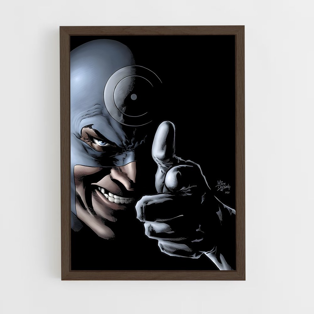 ap-bullseye daredevil-1 cadre Bois foncé