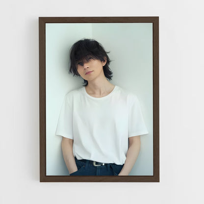 ap-bump of chicken-5 cadre Bois foncé