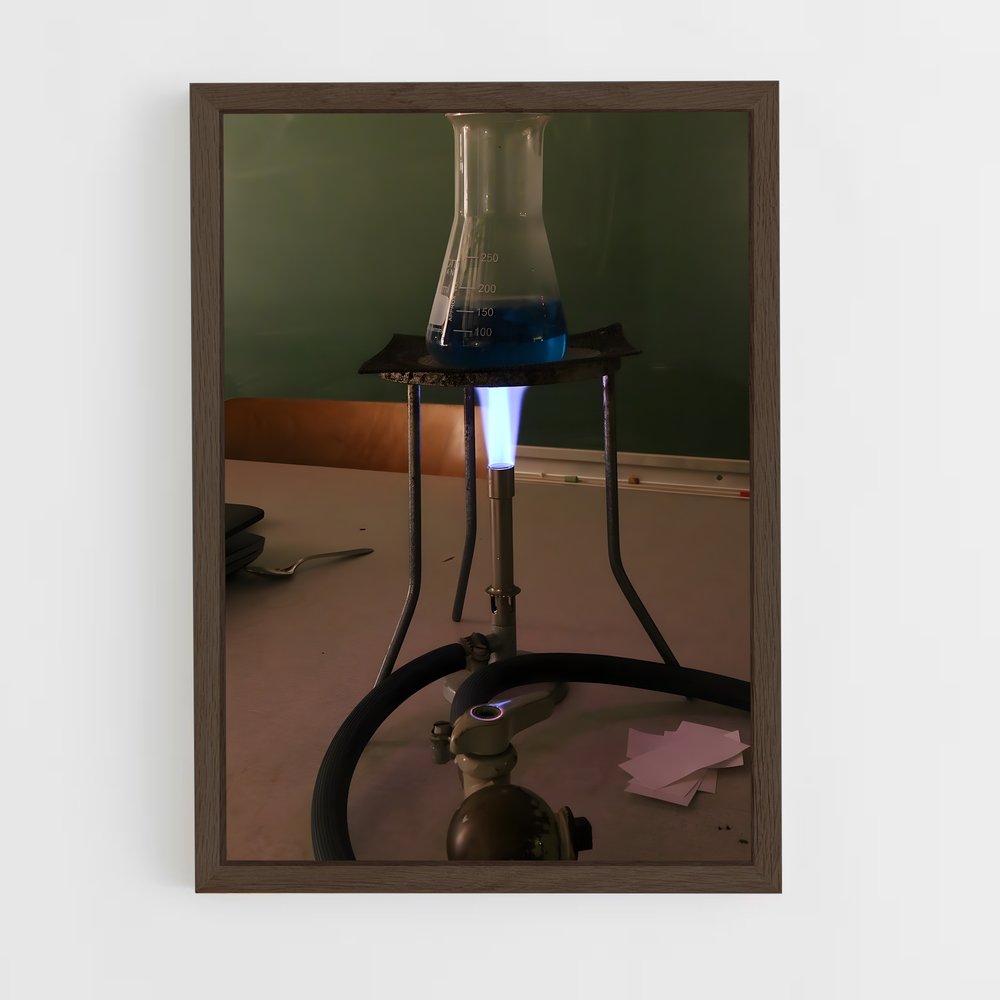 ap-bunsen burner-1 cadre Bois foncé