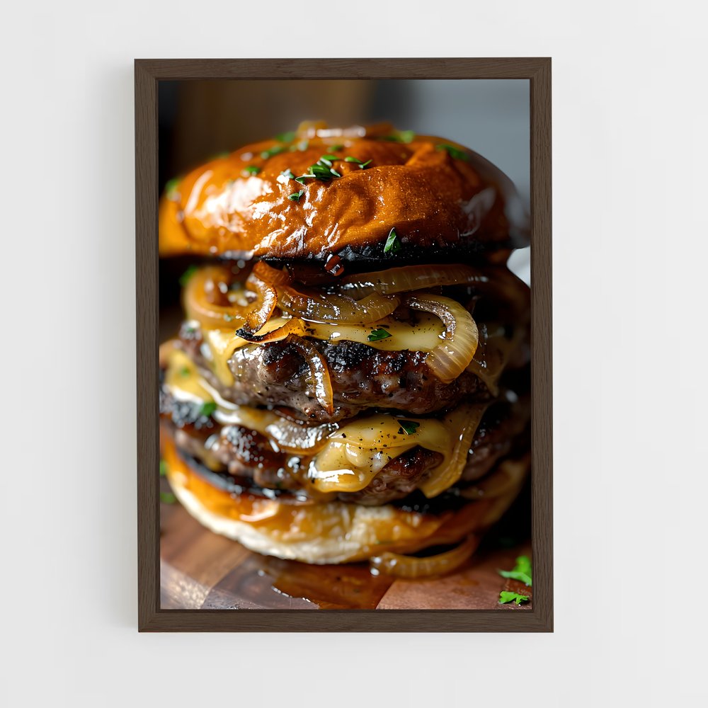 ap-burger-1 cadre Bois foncé