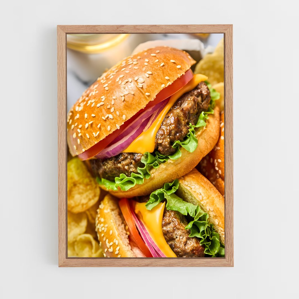 ap-burger-3 cadre Bois clair