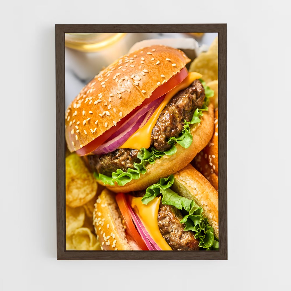 ap-burger-3 cadre Bois foncé
