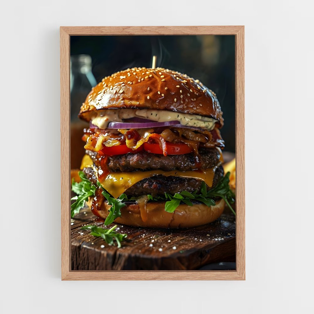 ap-burger-6 cadre Bois clair