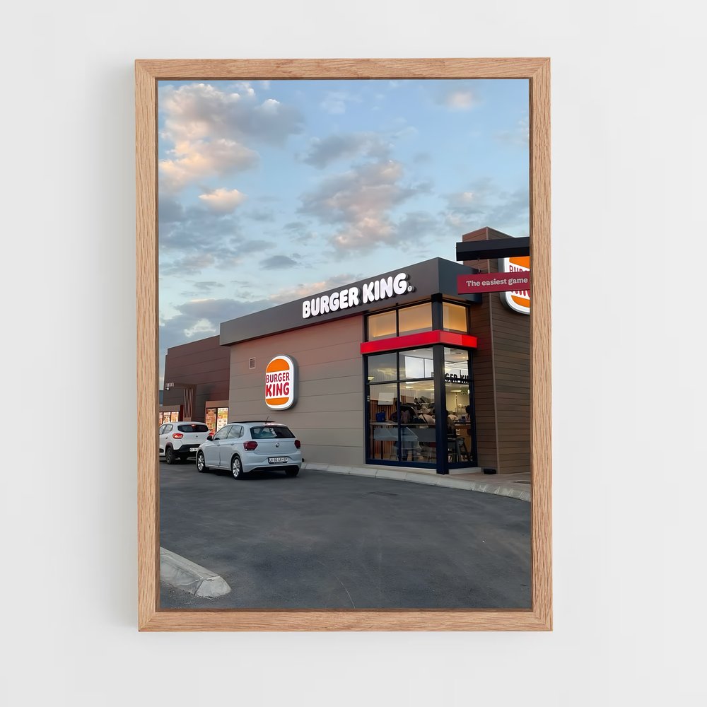 ap-burger king-2 cadre Bois clair