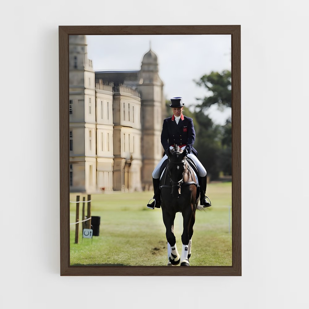 ap-burghley horse trials-1 cadre Bois foncé