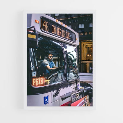 ap-bus driver-3 cadre Blanc