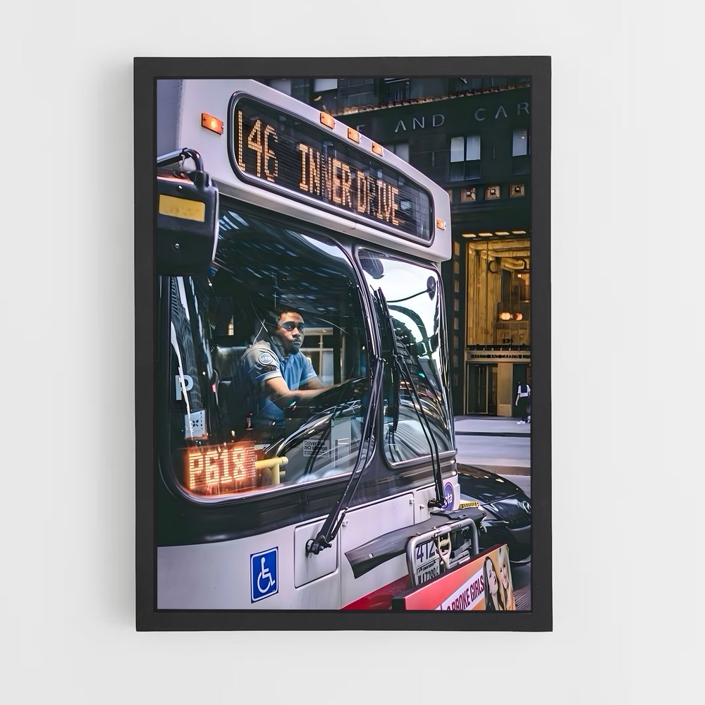 ap-bus driver-3 cadre Noir