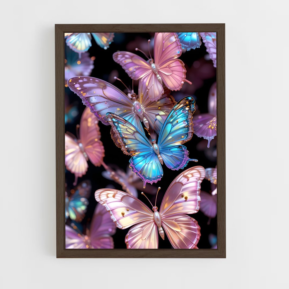 ap-butterfly-18 cadre Bois foncé