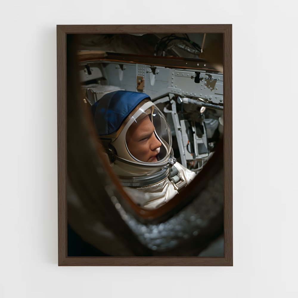 ap-buzz aldrin-11 cadre Bois foncé