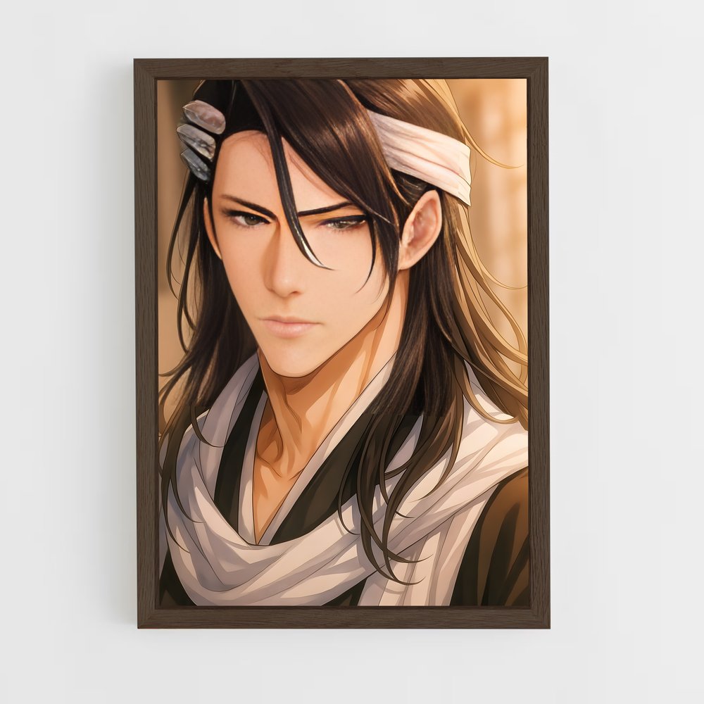 ap-byakuya kuchiki-3 cadre Bois foncé
