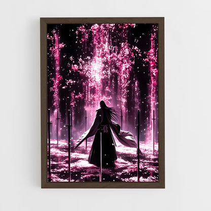 ap-byakuya kuchiki-4 cadre Bois foncé