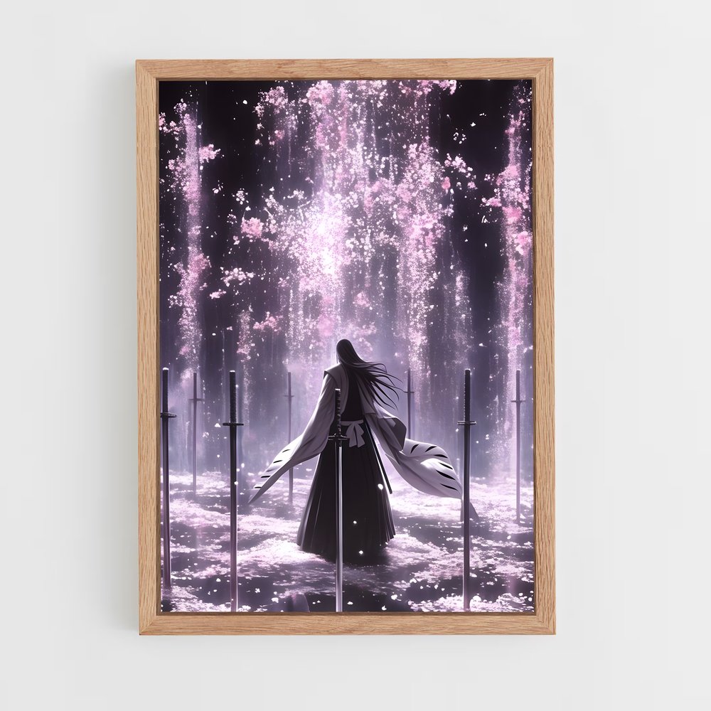ap-byakuya kuchiki-6 cadre Bois clair