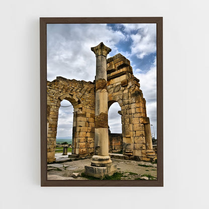 ap-byblos ruins-4 cadre Bois foncé