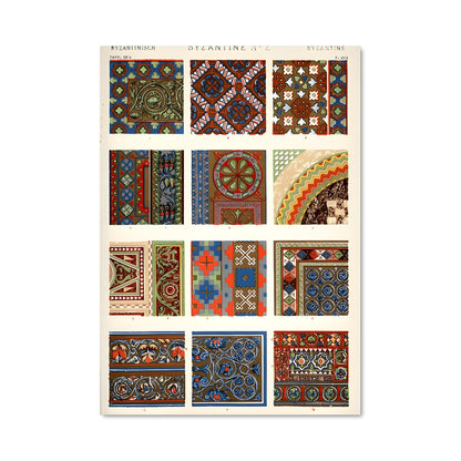 Poster Byzantine patterns 19379